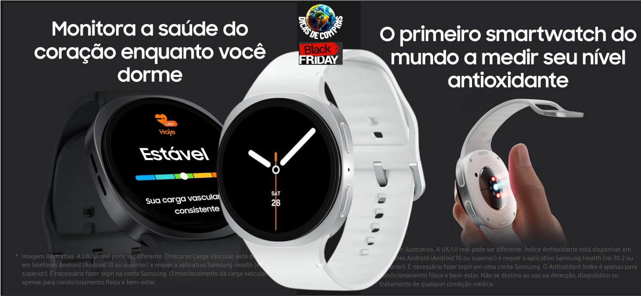 Galaxy Watch 8: Desconto Exclusivo e Parcelamento na Amazon!
