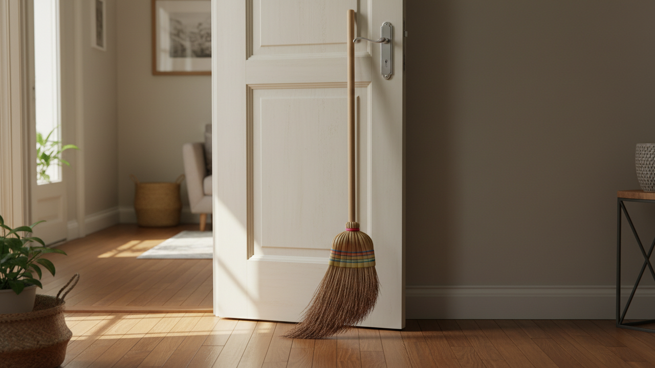 Vassoura Atrás da Porta: Superstição, Proteção e o Que Significa