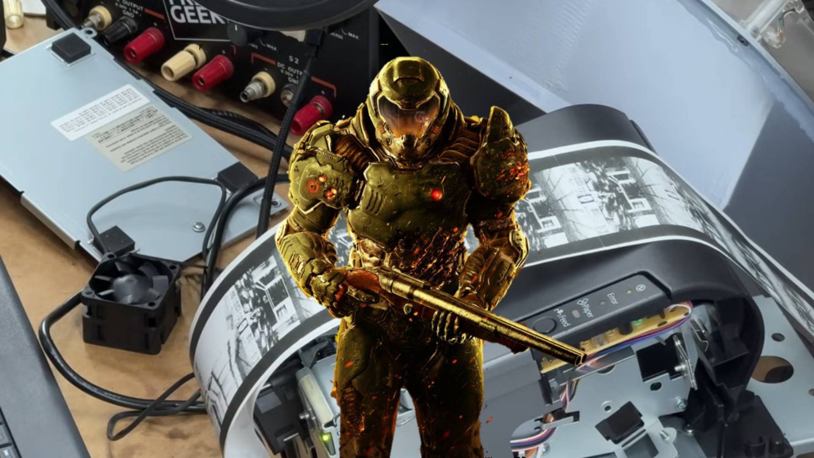 Minecraft e DOOM? Youtubers Jogam Clássicos em Impressoras