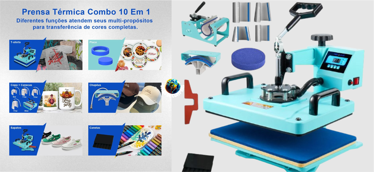 Domine o Mercado de Brindes e Sublimação com o Kit Completo!