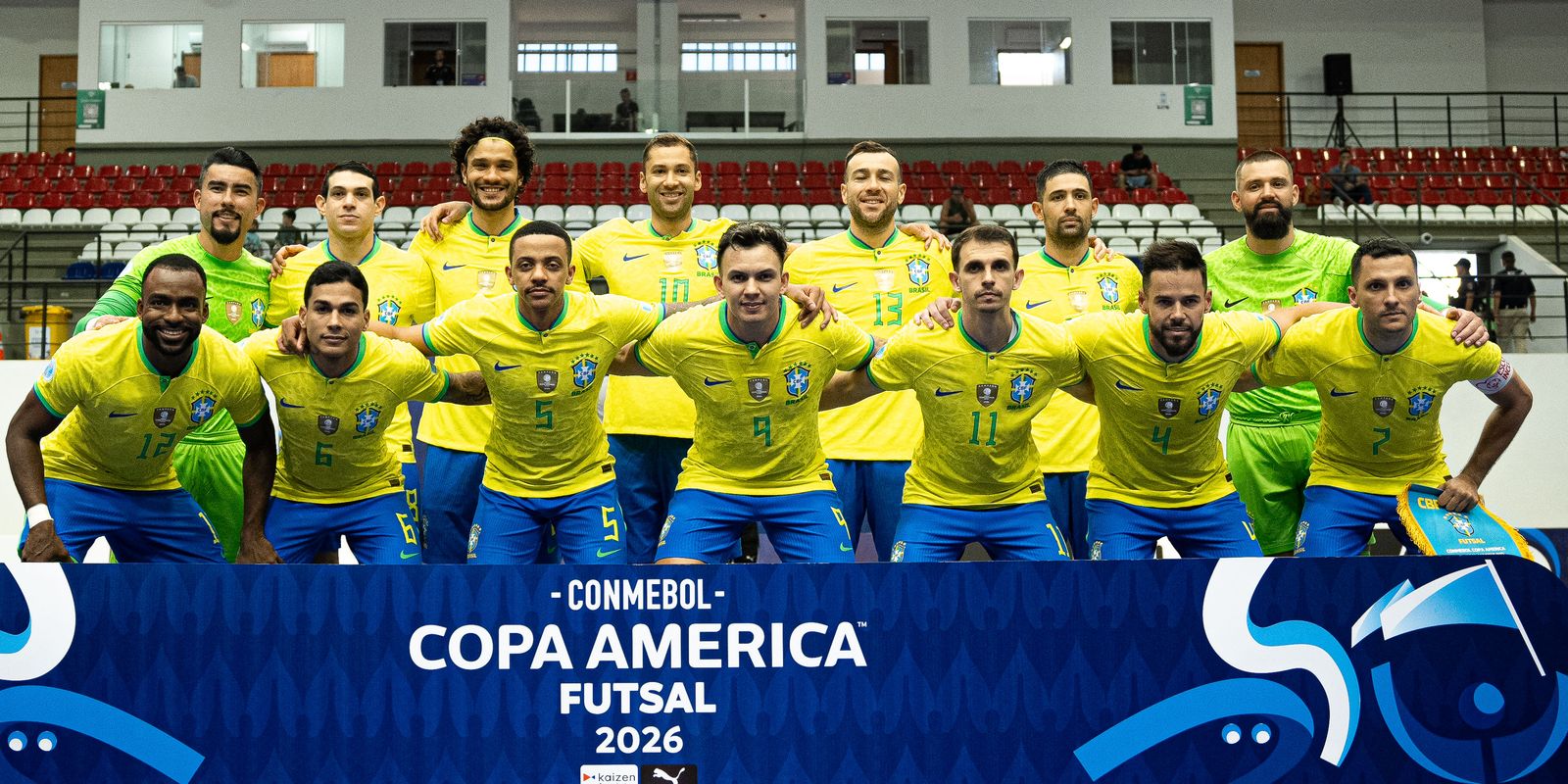 Brasil enfrenta Peru na semifinal da Copa América de futsal