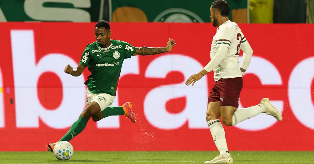 Palmeiras vence Fluminense por 2 a 1 em duelo do Brasileirão