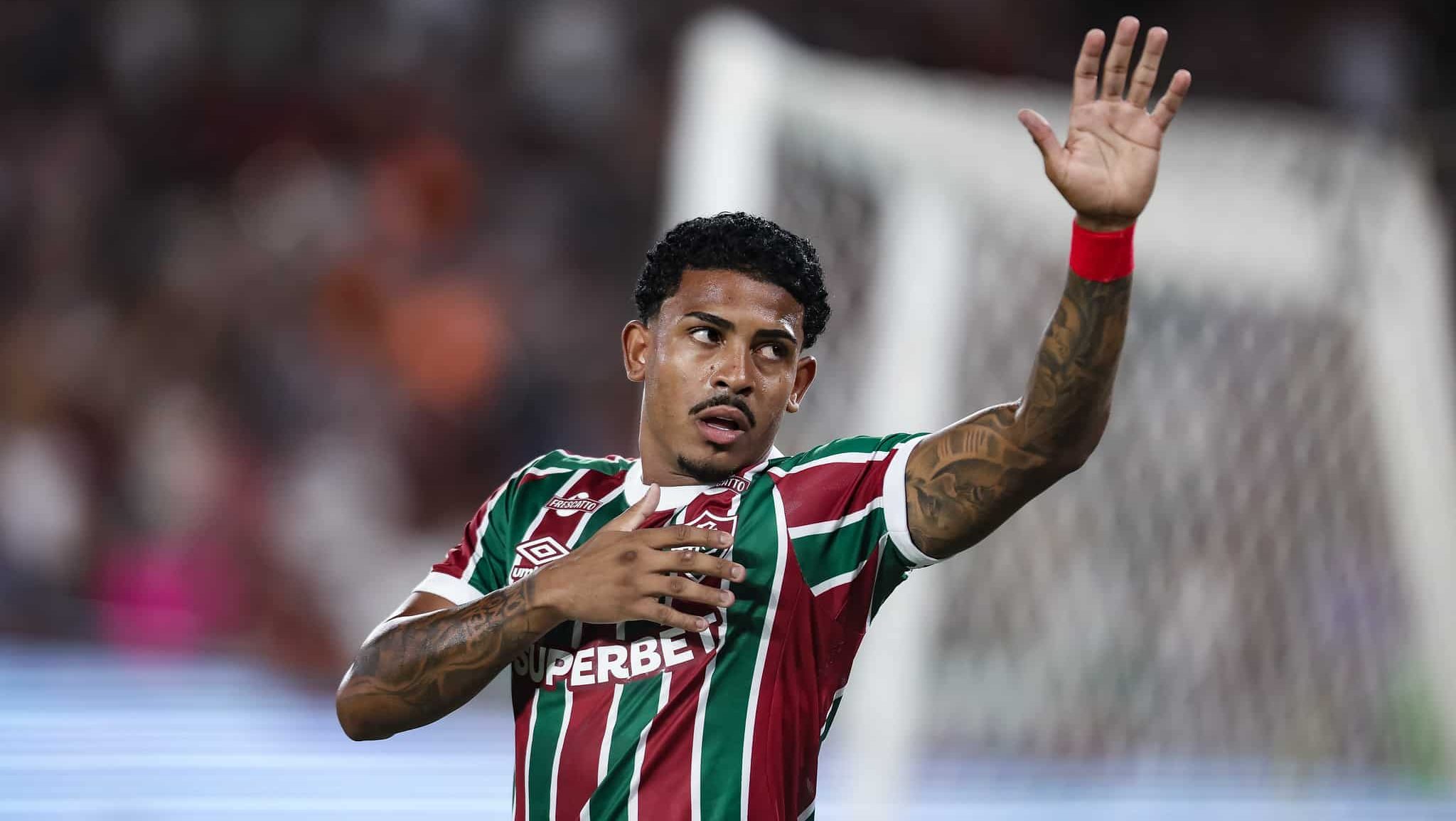 John Kennedy igualou Washington na artilharia do Flu na Libertadores