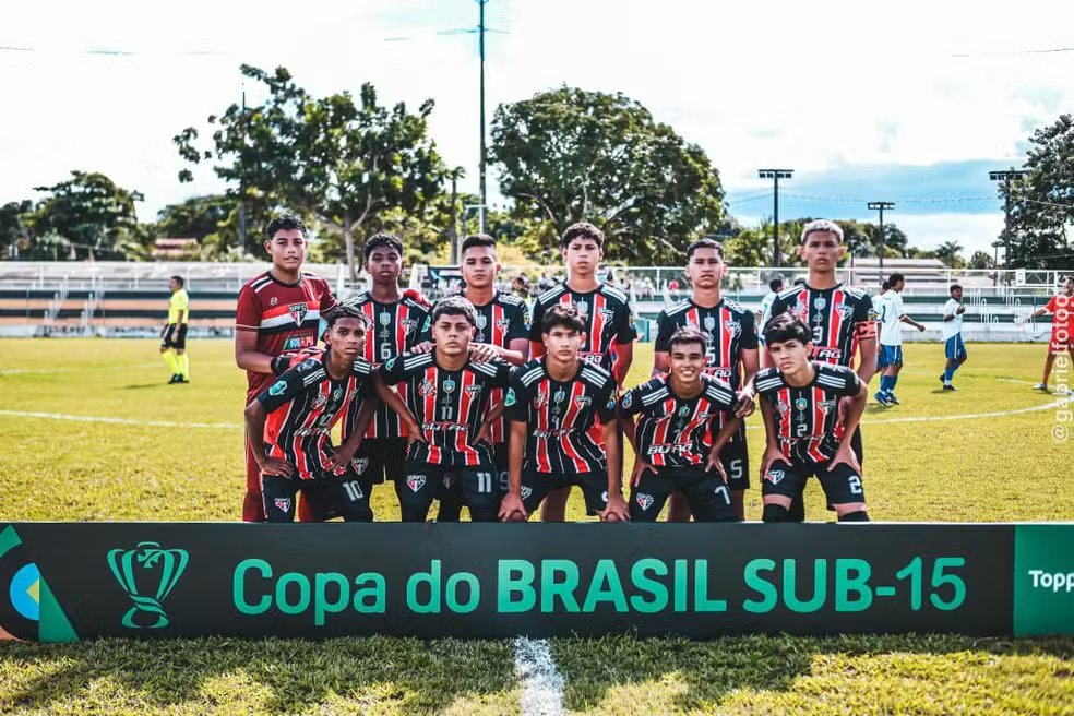 Copa do Brasil Sub-15: Classificados e Confrontos das Oitavas de Final