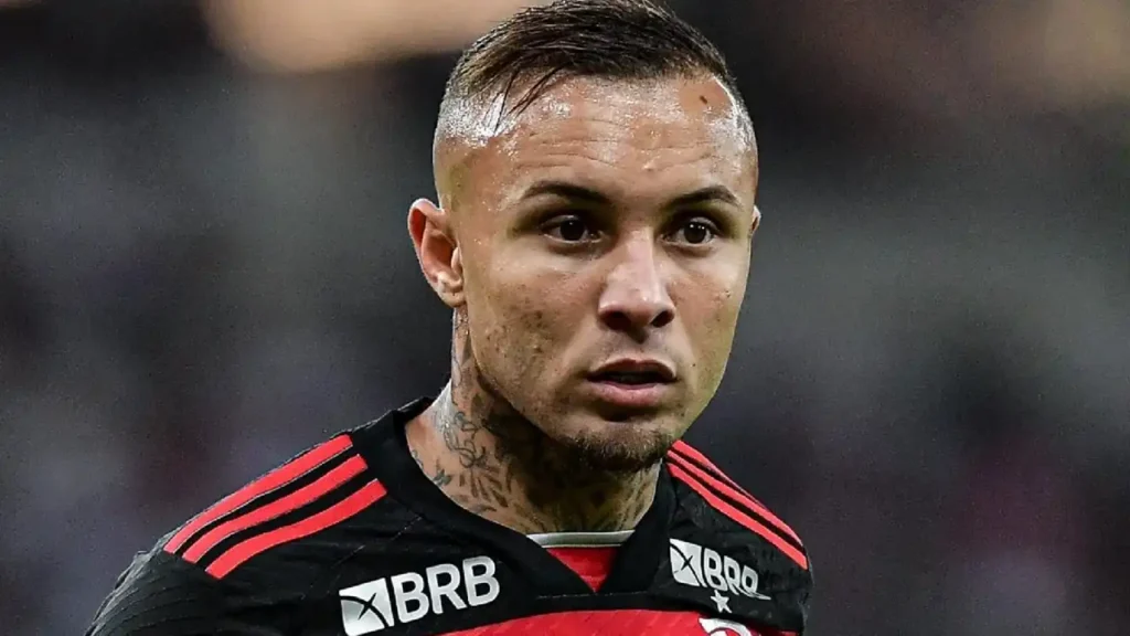 Everton Cebolinha atualmente no Flamengo