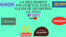 10 melhores franquias para ganhar dinheiro em 2025