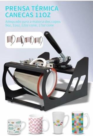         Prensa Térmica Para Sublimação 10 Em 1 29x38 Cm Mecolour       