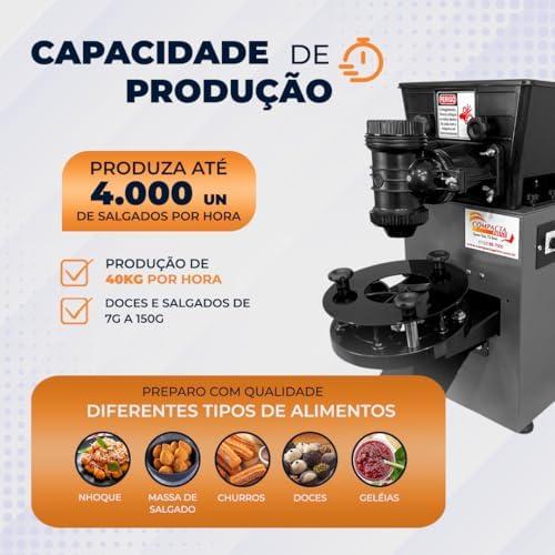         Máquina De Fazer Salgados E Doces Compacta Pop 4.0  Fritadeira Elétrica 3 Litros - Compacta Print (110, Volts)       