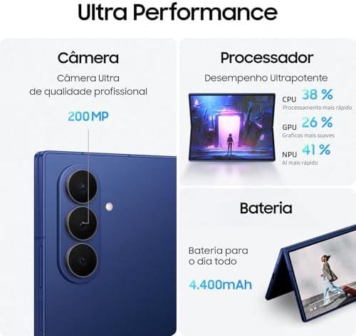 Celular Samsung Galaxy Z Fold7 512GB, 12GB RAM Tela 8.0