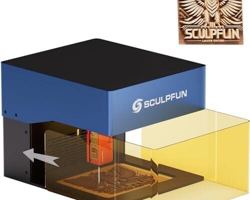 Título: SCULPFUN iCube Pro Max: A Revolucionária Máquina de Gravação a Laser de 10W que Transforma Suas Ideias em Realidade!