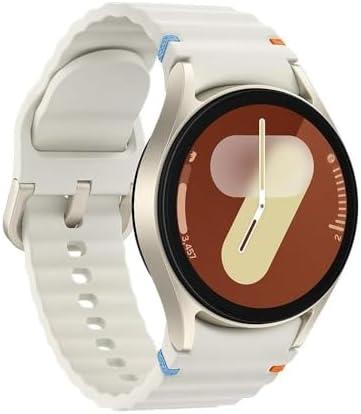         Samsung Galaxy Watch7 Smartwatch 40mm Bluetooth, Galaxy AI, Tela em Cristal de Safira, GPS de Dupla Frequência, Monitoramento avançado de saúde, sono e de coração, Processador de 3nm - Creme       